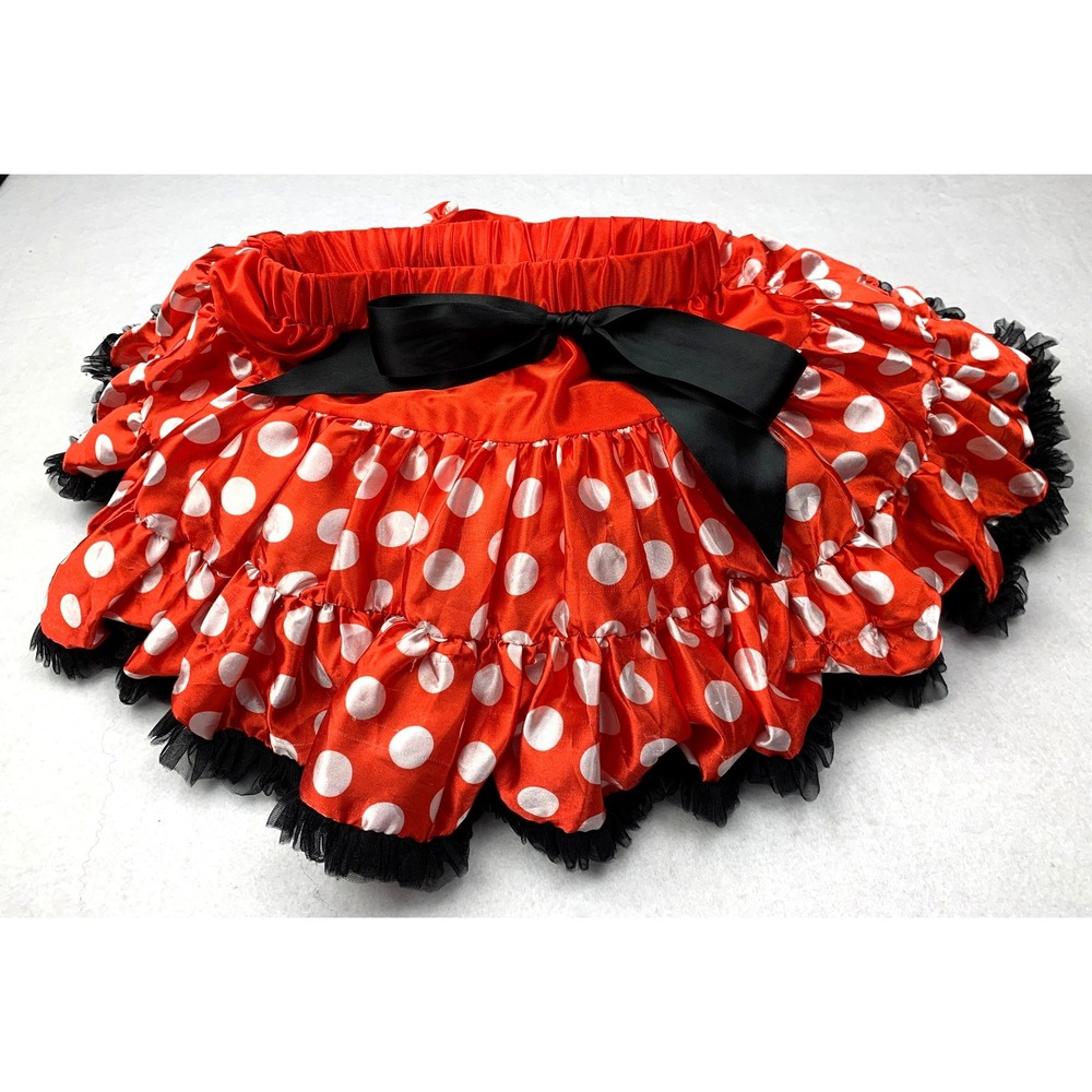 Kirei Sui Tutu Skirt Girls Medium Red White Polka Dot Minnie Mouse Costume‎ M